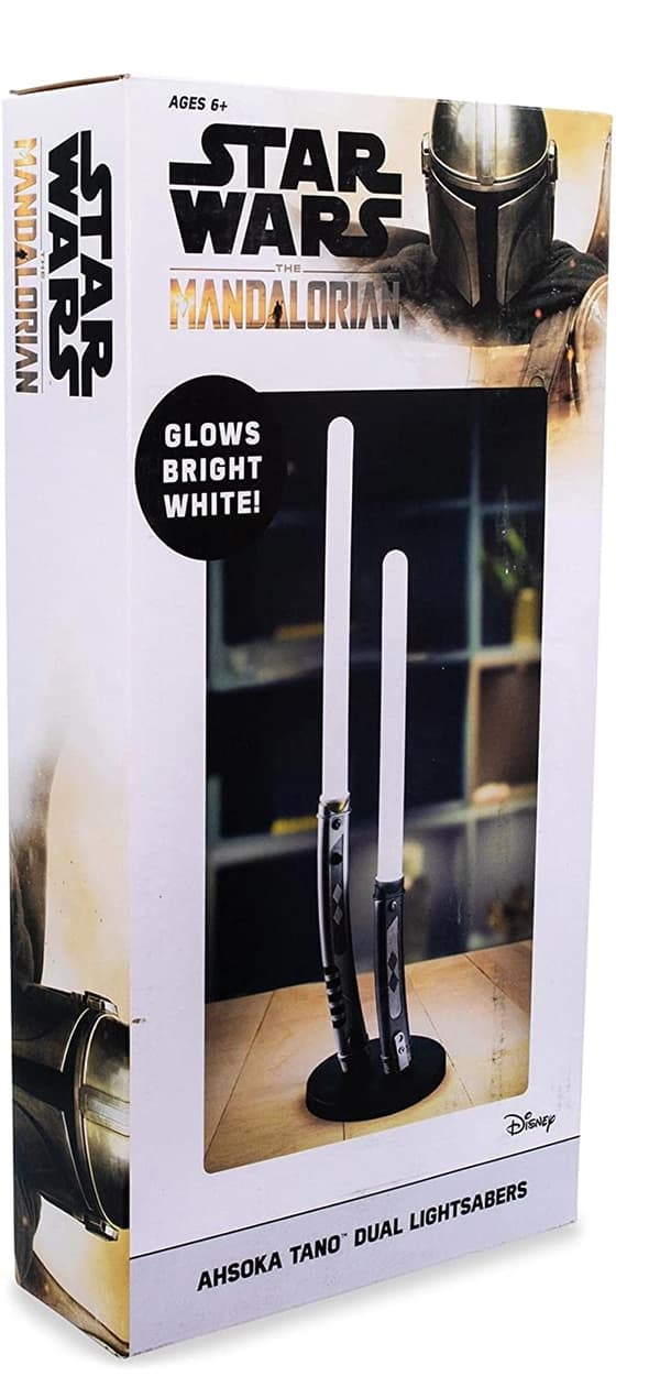 UKONIC - Star Wars - Ahsoka dubbel sabel laser skrivbordslampa (Mandalorian version) LED - 60cm