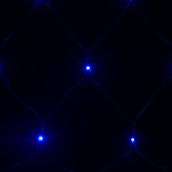 Jouluvaloverkko sininen 4x4 m 544 LED-valoa ulos/sisälle