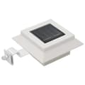 Miniatyrbillede 3 af 10: LED-solcellelamper 6 stk. 12 cm firkantet hvid