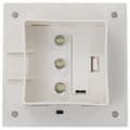 Miniatyrbillede 8 af 10: LED-solcellelamper 6 stk. 12 cm firkantet hvid