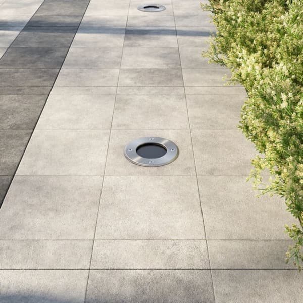 Markbelysning rund 3-pack