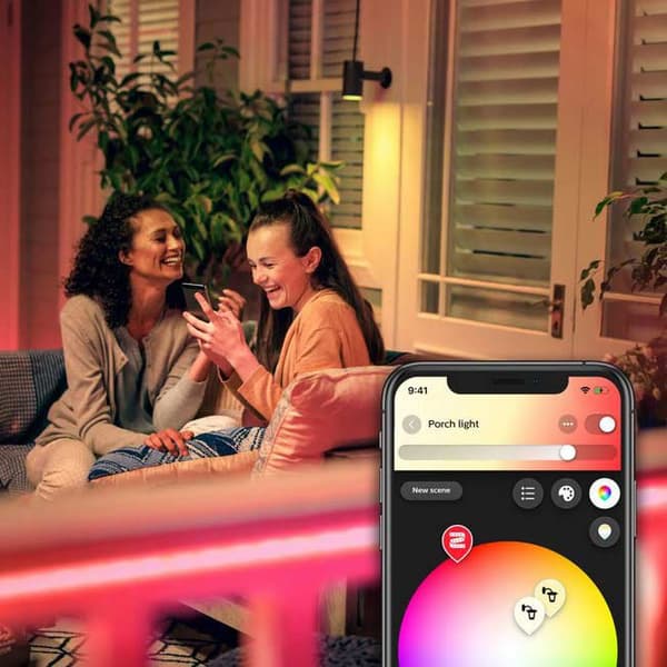 Philips Lightstrip Udendørs Hue White And Color Ambiance 5 M Hvid