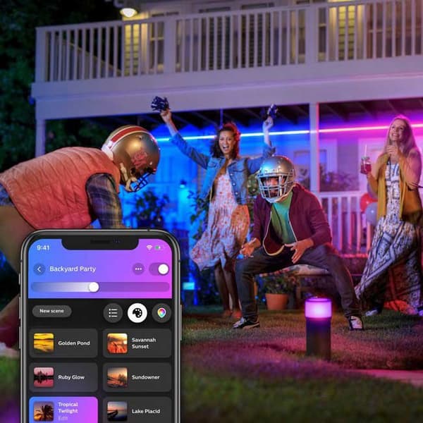Philips Lightstrip Udendørs Hue White And Color Ambiance 5 M Hvid