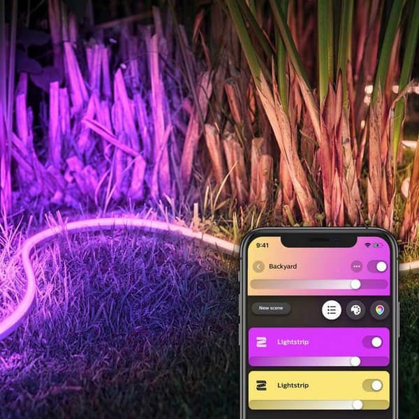 Philips Lightstrip Udendørs Hue White And Color Ambiance 5 M Hvid