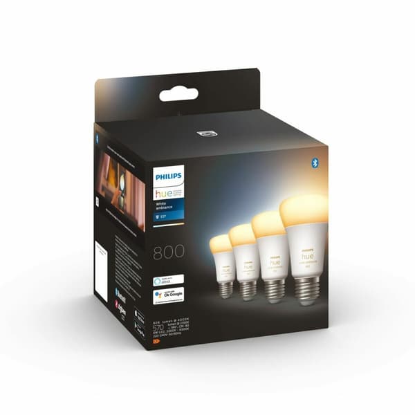 Smart Elpærer Philips A60 - E27 - 800 60 W E27 2200K 6500 K 800 lm