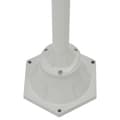 Miniatyrbillede 4 af 4: havestolpelampe E27 220 cm aluminium 2 lanterner hvid