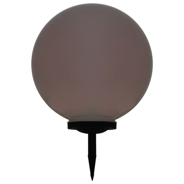 Solcellslampor med LED 2 st sfäriska 50 cm RGB
