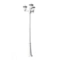 Miniatyrbillede 1 af 5: lygtepæl med 3 arme 215 cm aluminium hvid