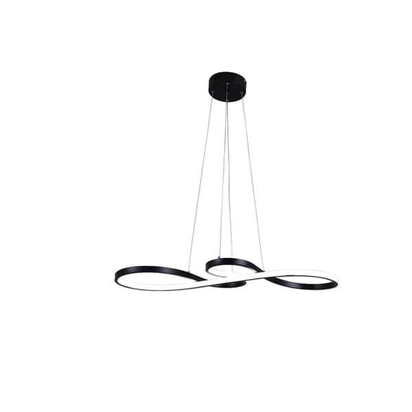 LED-riippuvalaisin, taiteellinen muotoilu, minimalistinen ruokailutilan valaisin, Kulta L75cm 50W, Lämmin Valkoinen