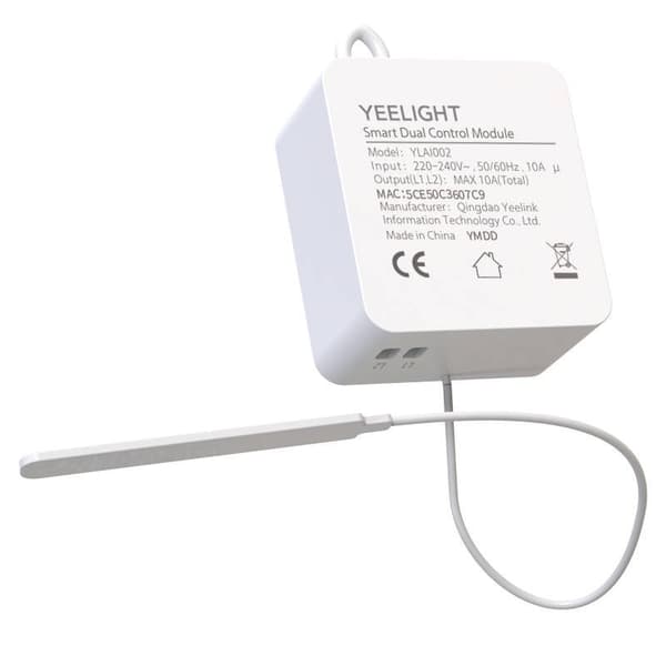 Yeelight | Smart Dual Control relæmodul | 200W | Wi-Fi IEEE 802.11 b/g/n 2,4 GHz