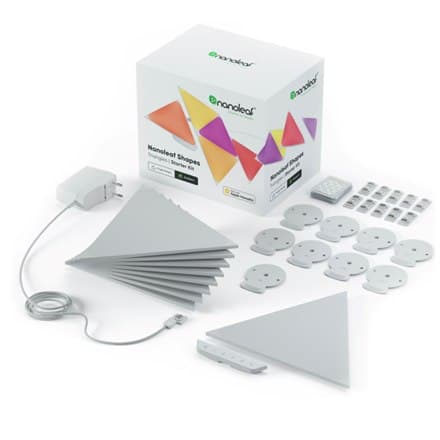 Nanoleaf | Shapes Triangles Starter Kit (9 paneler) | 1 W | 16M+ farver