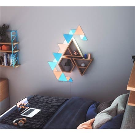 Nanoleaf | Shapes Triangles Starter Kit (9 paneler) | 1 W | 16M+ farver