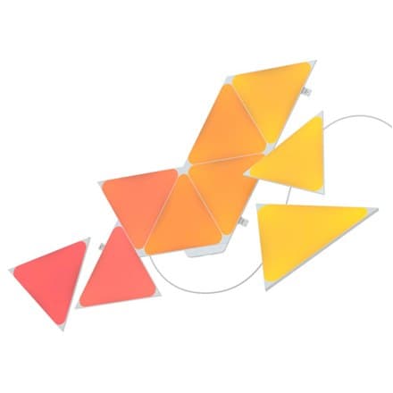 Nanoleaf | Shapes Triangles Starter Kit (9 paneler) | 1 W | 16M+ farver Hvid