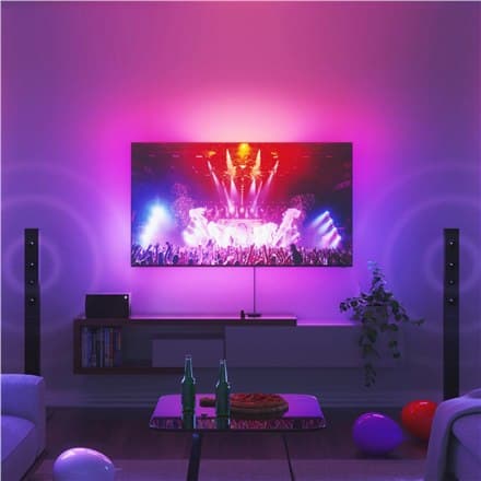 Nanoleaf 4D TV Screen Mirror + Light Strips Kit (til TV og skærm op til 65'') Nanoleaf | Nanoleaf 4D TV Screen Mirror + Light St