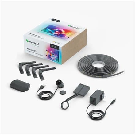 Nanoleaf 4D TV Screen Mirror + Light Strips Kit (TV & Monitorille jopa 65'') Nanoleaf | Nanoleaf 4D TV Screen Mirror + Light St