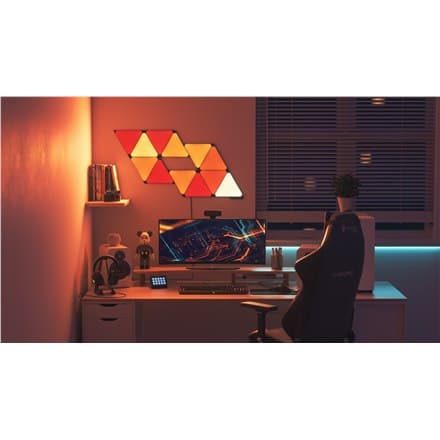 Nanoleaf Shapes Black Triangles Expansion Pack (3 paneler) Nanoleaf | Former Black Triangles Expansion Pack (3 paneler) | 42 W | I