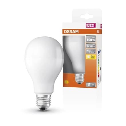 Osram Parathom Classic LED 150 ei-himmeä 19W/827 E27 polttimo Osram | Parathom Classic LED | E27 | 19 W | Lämmin valkoinen
