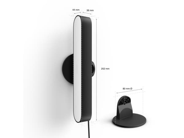 Philips Hue COL Play Light Bar Extension, sort Philips Hue | Hue COL Play Light Bar Extension | I | 42 W | 2000-6500 Hue White