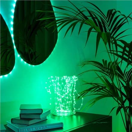Twinkly Dots Smart LED-valot 200 RGB (monivärinen), 10m, läpinäkyvä Twinkly | Dots Smart LED-valot 200 RGB (monivärinen), 10m,