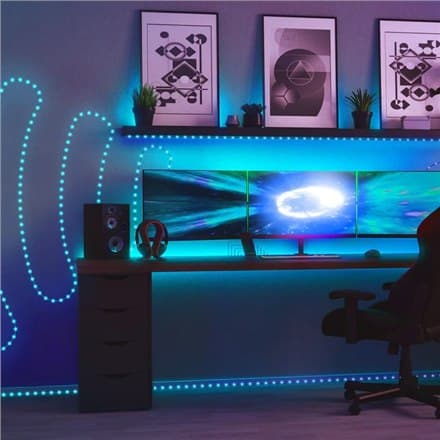 Twinkly Dots Smart LED Lights 60 RGB (Monivärinen), USB Powered, 3m, Läpinäkyvä Twinkly | Dots Smart LED-valot 60 RGB (Multicol