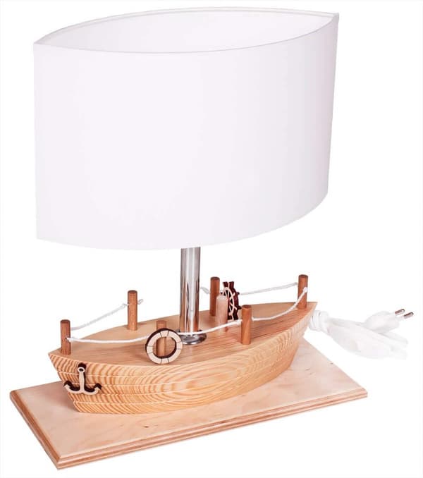 Naturlig skibsbordlampe