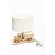 Lastbil bordslampa - Spargris - vit