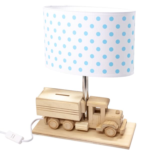 Lastbil bordlampe - Spargris - prikker