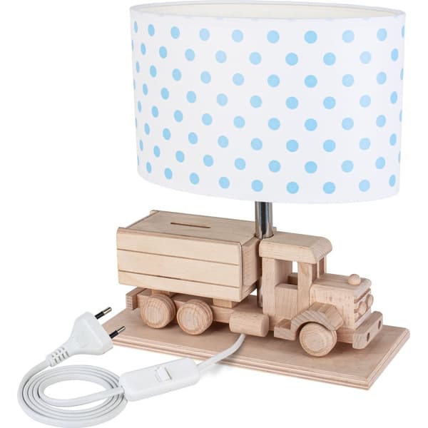Lastbil bordlampe - Spargris - prikker