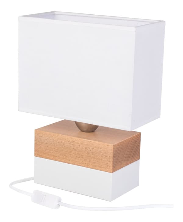 Colorato bordslampa naturvit