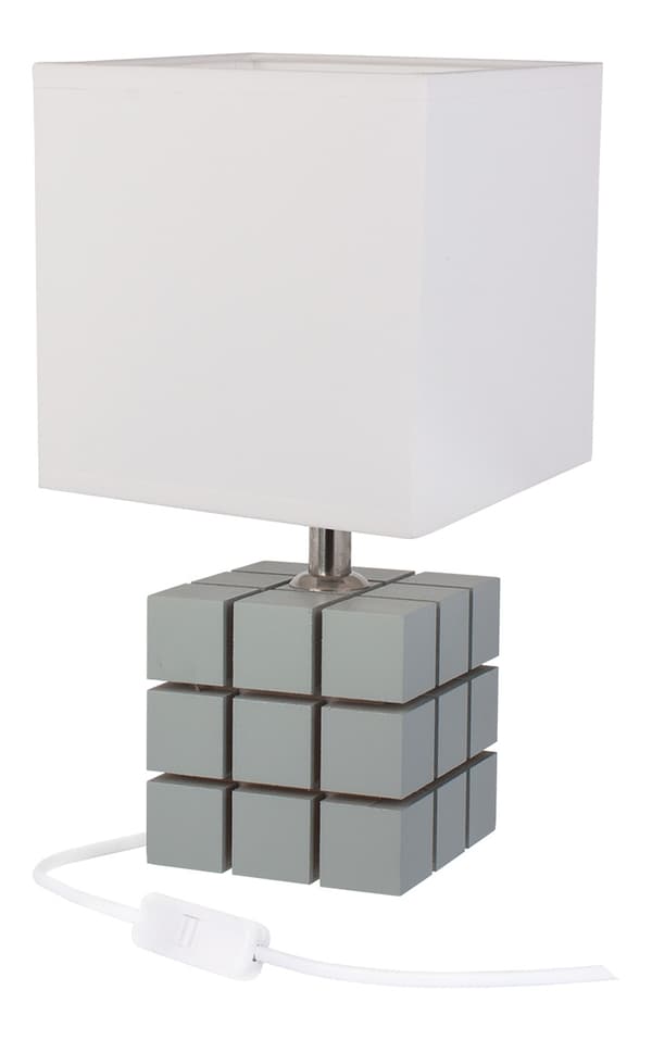 Rubi grå bordslampa