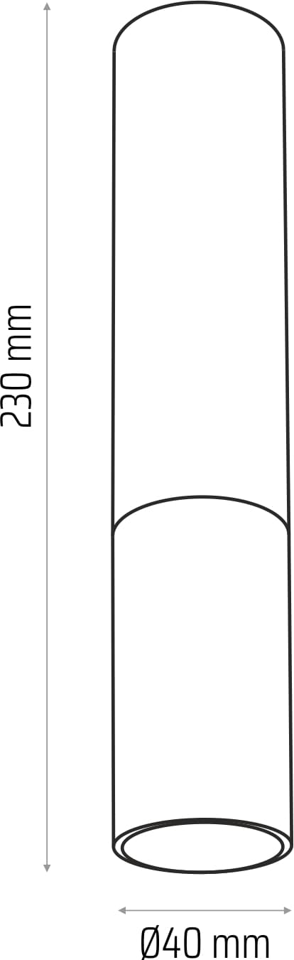 Madera2 spotlampeskærm 23 cm hvid
