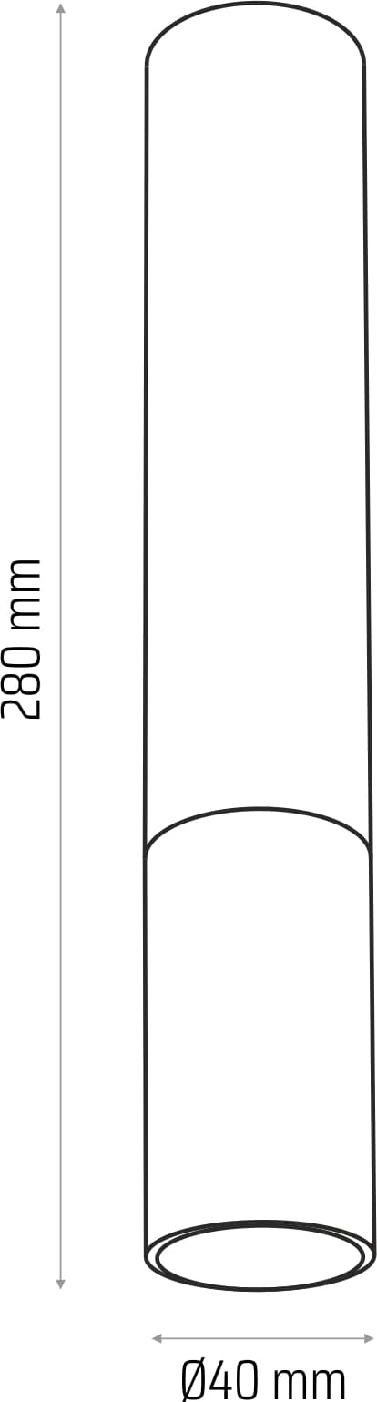 Madera2 spotlampeskærm 28 cm grå