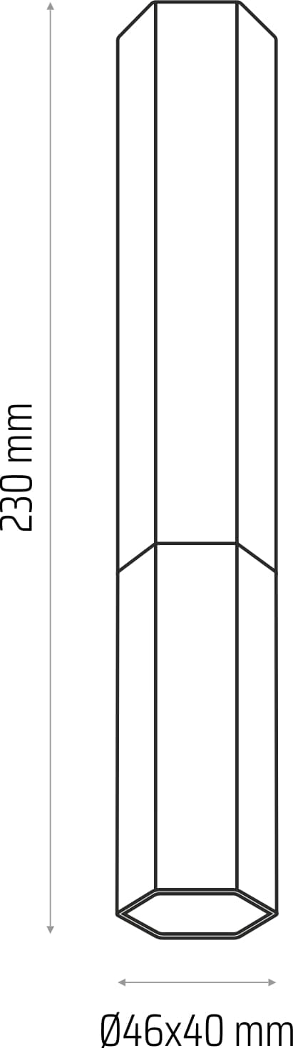 Madera2 Hexa spot 23 lampskärm i ek