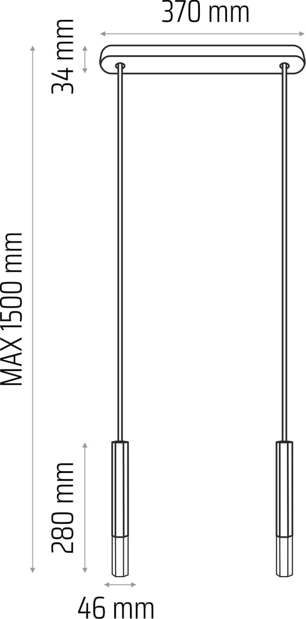 Madera2 Hexa 2 hänglampa, lampskärm i ek