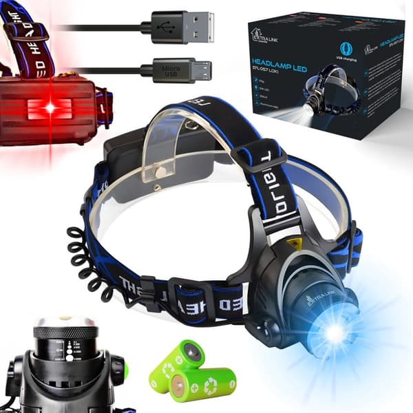Extralink EFL-057 Loki | LED forlygte | USB opladning