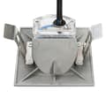 Miniatyrbild 6 av 8: Utomhusvägglampa LED 6 st 5 W silver fyrkantig