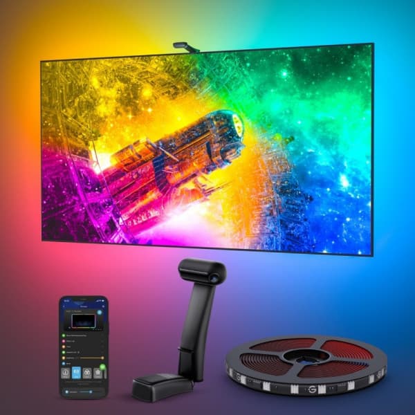 Govee Envisual TV Backlight T2 med dobbelte kameraer til 55~65" tv