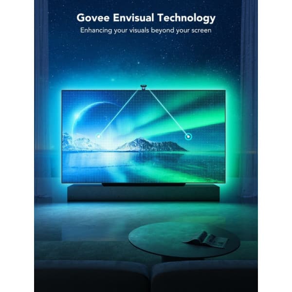 Govee Envisual TV Backlight T2 med dobbelte kameraer til 55~65" tv