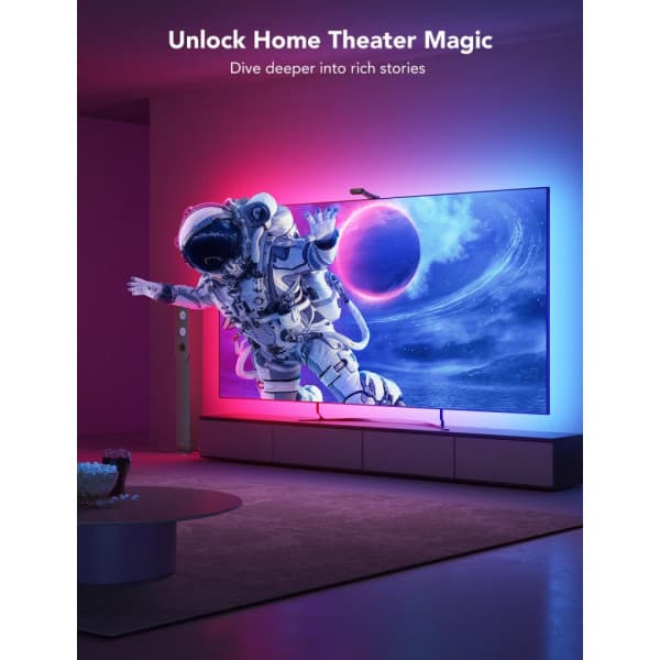 Govee Envisual TV Backlight T2 med dobbelte kameraer til 55~65" tv