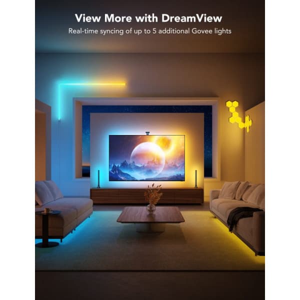 Govee Envisual TV Backlight T2 med dobbelte kameraer til 55~65" tv