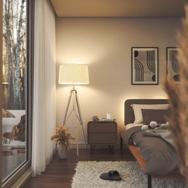 Nanoleaf Essentials Matter smart lampa, E27, 3 st