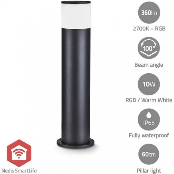 Nedis Smartlife Outdoor Light utomhusbelysning, 360 lm, 2700 K