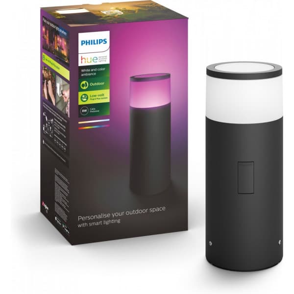 Philips Calla HUE Outdoor white ambiance & color -lisävalaisin virtajohdolla, 24 V