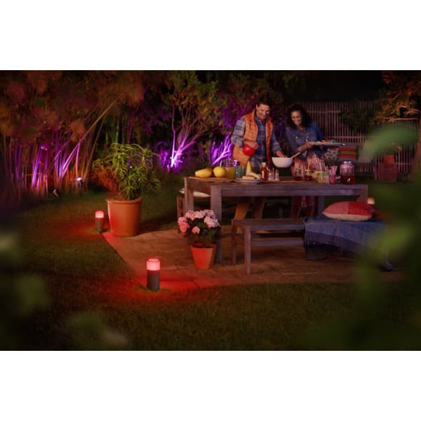 Philips Calla HUE Outdoor white ambiance & color -lisävalaisin virtajohdolla, 24 V