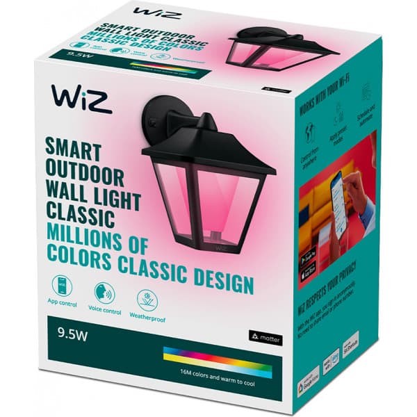 WiZ Wall Light Classic RGBW udendørs væglampe