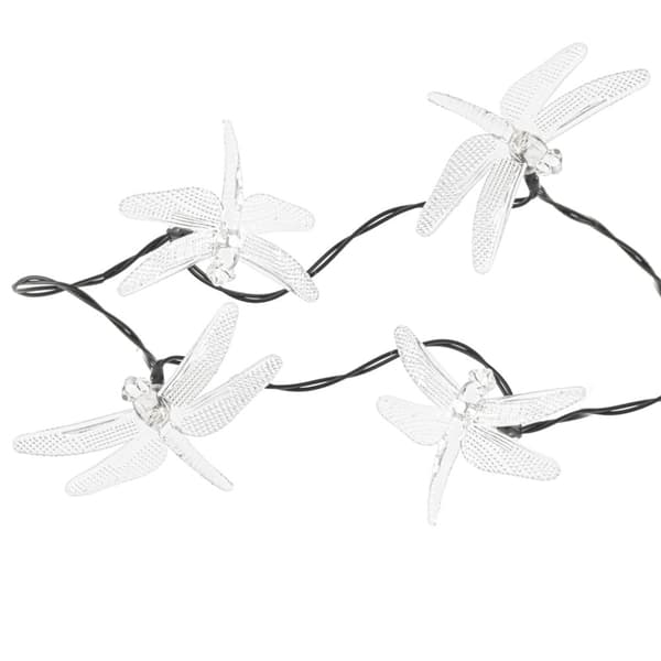 Solar havelamper, guldsmede, 6,5 m, 30 LED, varm hvid