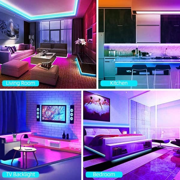 RGB Smart Wi-Fi + Bluetooth LED-stripe