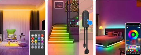 RGB Smart Wi-Fi + Bluetooth LED-stripe