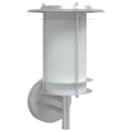 Miniatyrbild 2 av 7: Utomhusvägglampa 2 st silver rostfritt stål