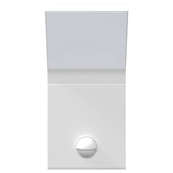 udendørs LED-væglampe med sensor trykstøbt aluminium hvid